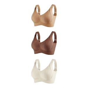 Everyday Luxe Seamless Ribbed Bralette – Wireless Comfort Fit